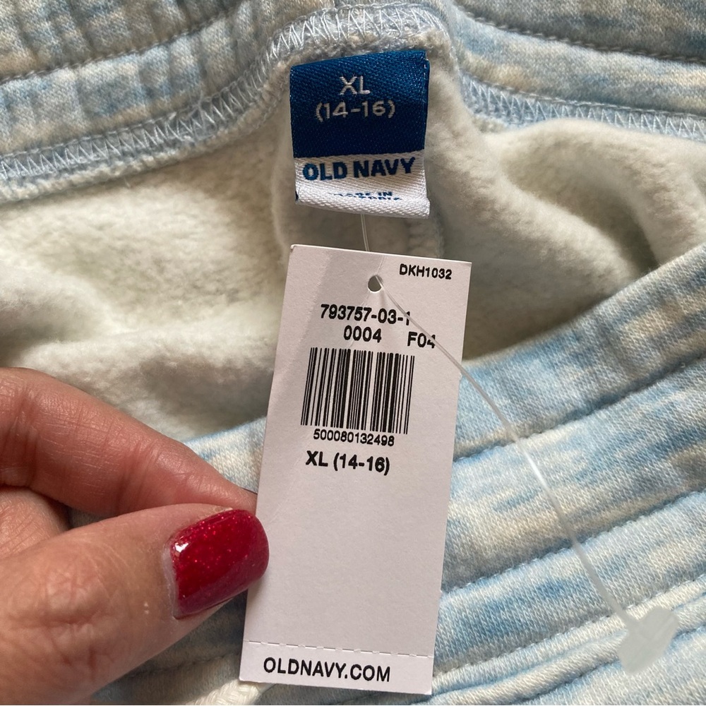 Old Navy SpaceDye Sweatpants NWT Girls Size Xtra Large 14-16 - Picture 4 of 4